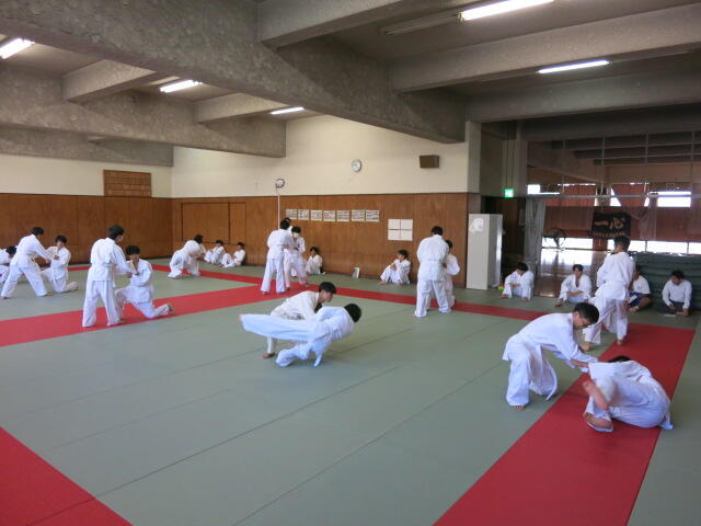 授業見学 1年体育（柔道）