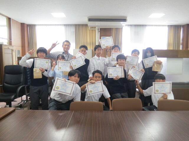 1年生(52期生)英単語コンテスト表彰式!!