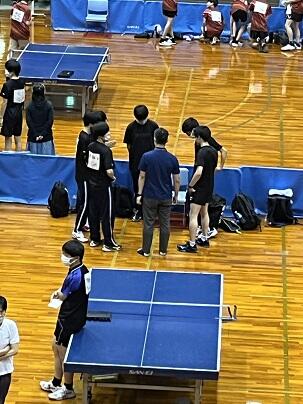 卓球部の大会を観戦しました!