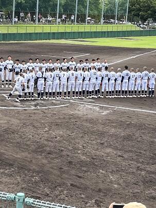 野球部の公式戦を観戦しました！