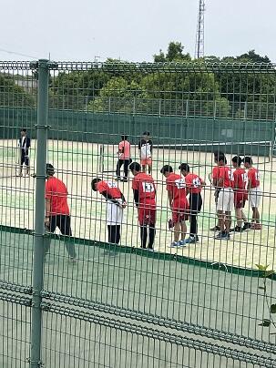 男子ソフトテニス部近畿大会出場!