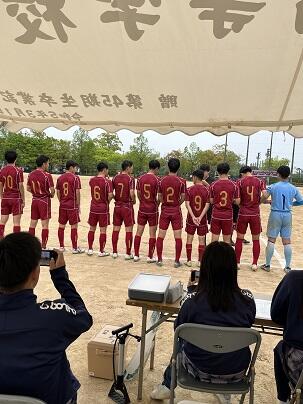 サッカー部の試合を観戦しました!