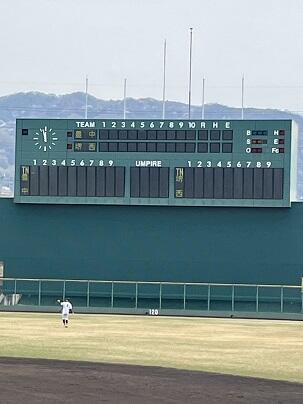 野球部の試合を観戦しました!