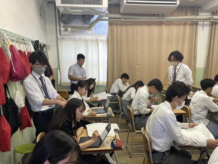 東住吉総合高校から授業見学&交流会
