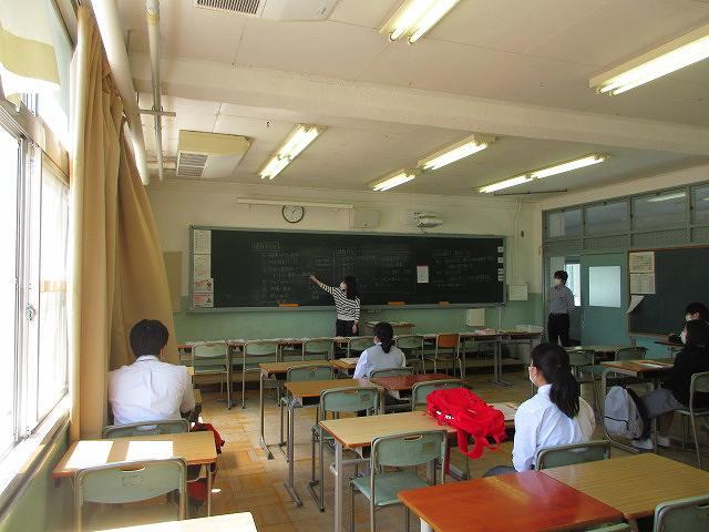 1年生登校日(5月20日)