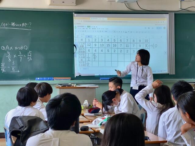 初任者研修 研究授業 みんな緊張ぎみでした