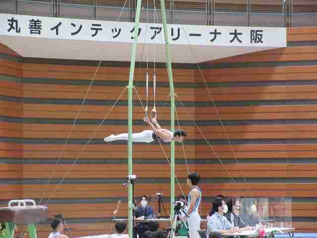 大阪高校選手権・春季大会(2部) 体操部 男子団体総合4位・個人総合6位・つり輪3位