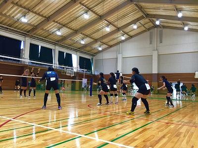 女子バレー部合宿