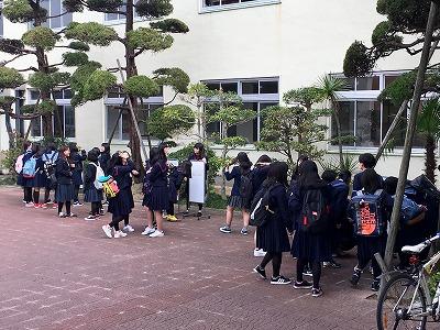 新入生の登校日