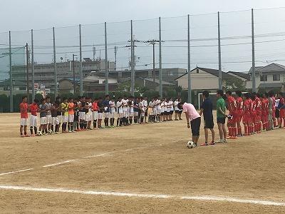 サッカー部の試合