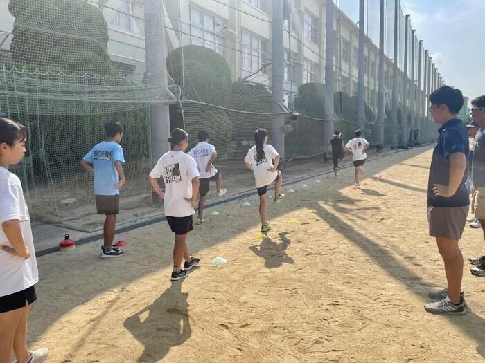 陸上部 短距離練習会