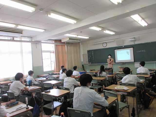75期1年生職業別説明会