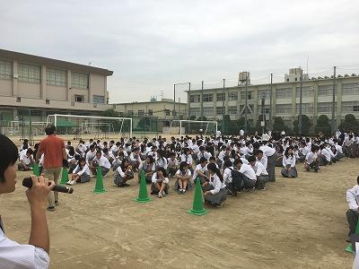 防災避難訓練を実施