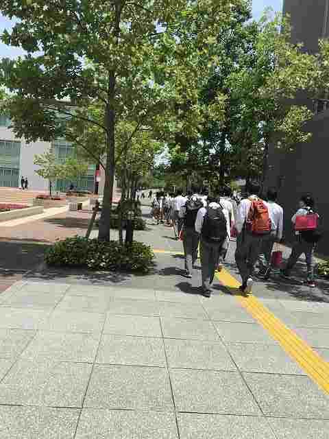 73期2年生 進路別バス見学会