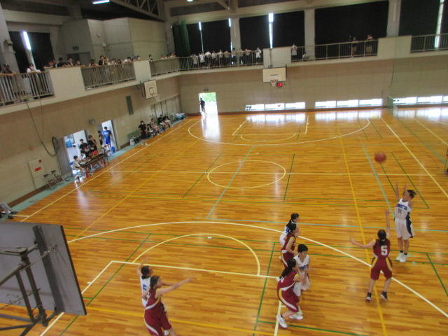 堺種目別バスケットボール大会 女子バスケットボール部 健闘