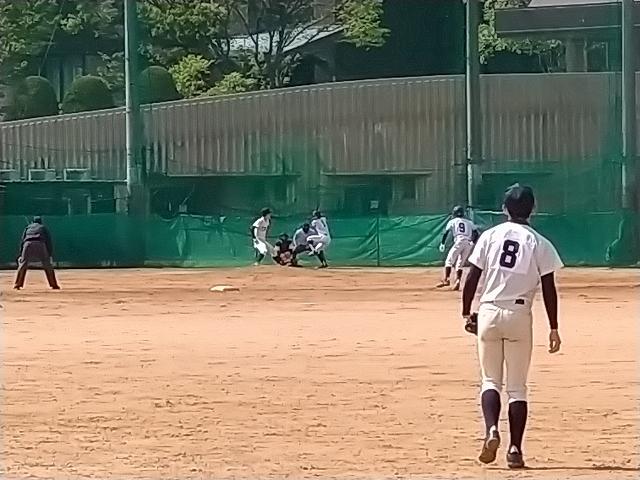 硬式野球部 春季大会2回戦 健闘