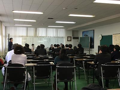 明日(1/25金)、3年学年末考査