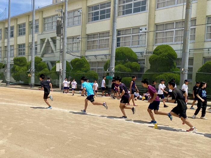 陸上部 中学高校陸上研究練習会
