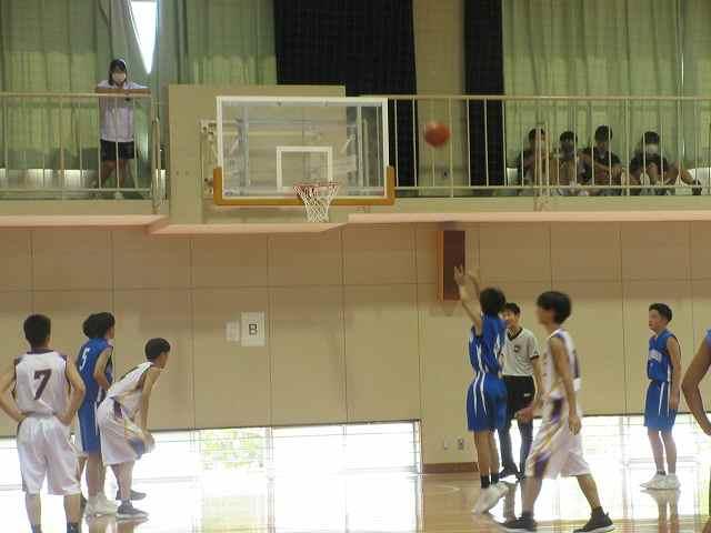 第73回大阪高校バスケットボール選手権大会1回戦 男子バスケットボール部 健闘
