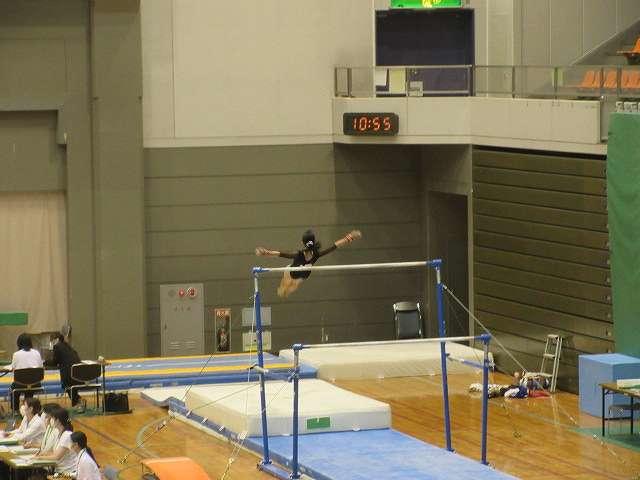 大阪高等学校総合体育大会 体操競技(2部) 女子団体総合6位 個人総合9位