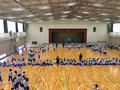 1/17（木）２年生クラスマッチ