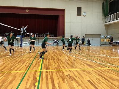 女子バレーボール部三部昇格