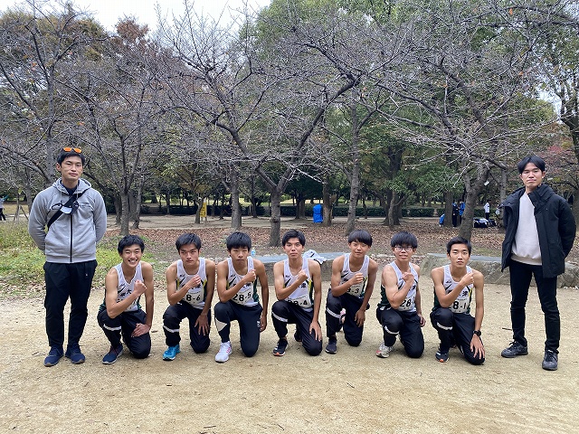 第72回全国高等学校駅伝競走大会大阪府男子予選会 陸上部健闘