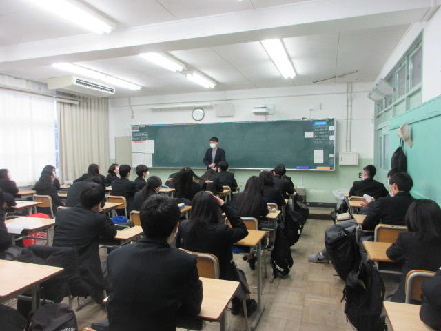 3学期始業式・HR