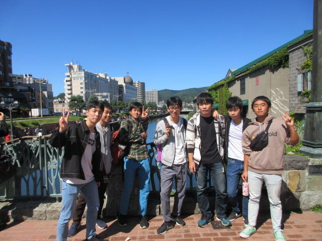 ７３期北海道修学旅行小樽散策