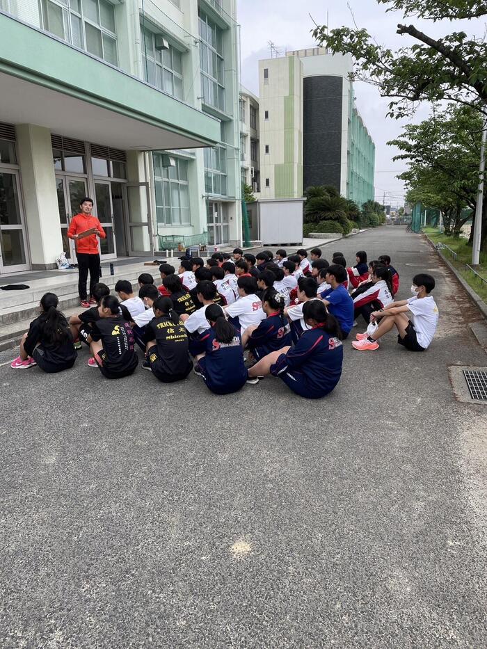 陸上部 合同練習