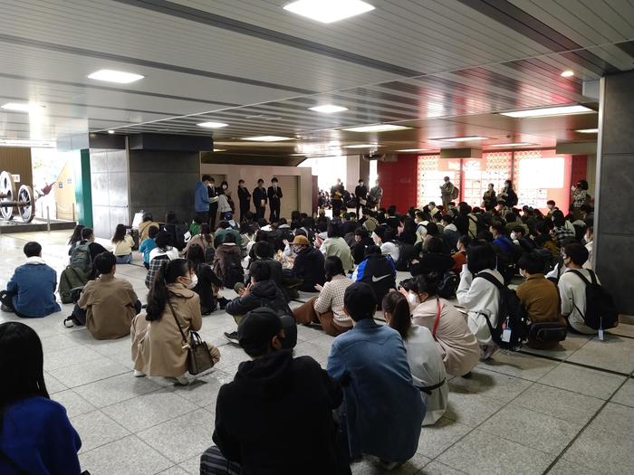 ７５期２年生南九州修学旅行A団集合完了