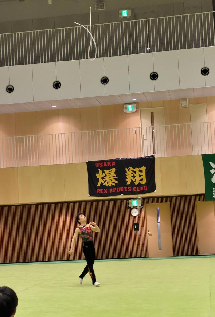 体操部 男子新体操 個人の部で近畿大会出場決定