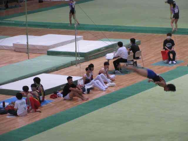 体操部 大阪公立高校大会 男子団体5位