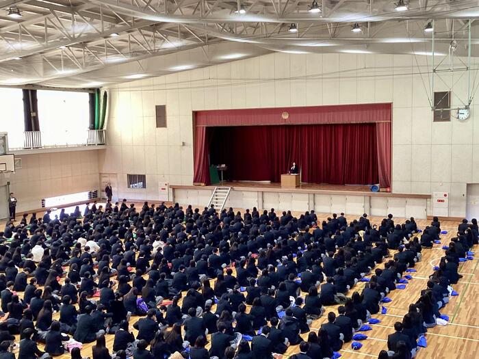 ３学期 始業式