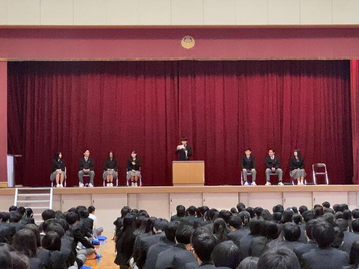 前期生徒会役員選挙をおこないました