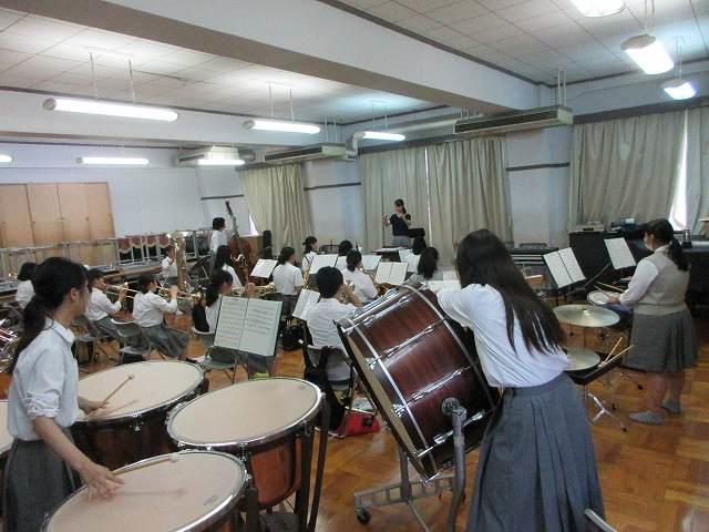 吹奏楽部 コンクール向けての練習