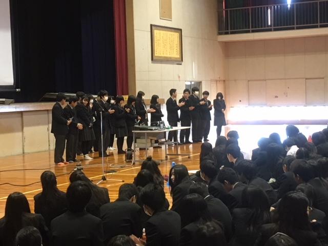 2学期終業式を行いました