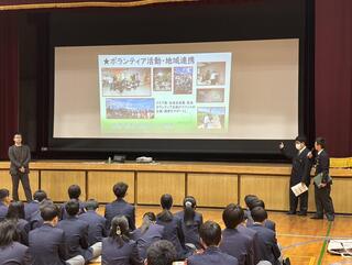 【中高連携】出前進路講話～土生中学～