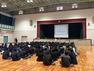 昨日のHR・進学講習!