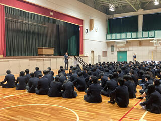 ２学期終業式＋清掃ボランティア！