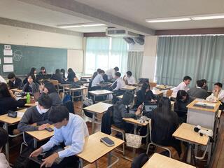 【総合・HR】1年探究学習