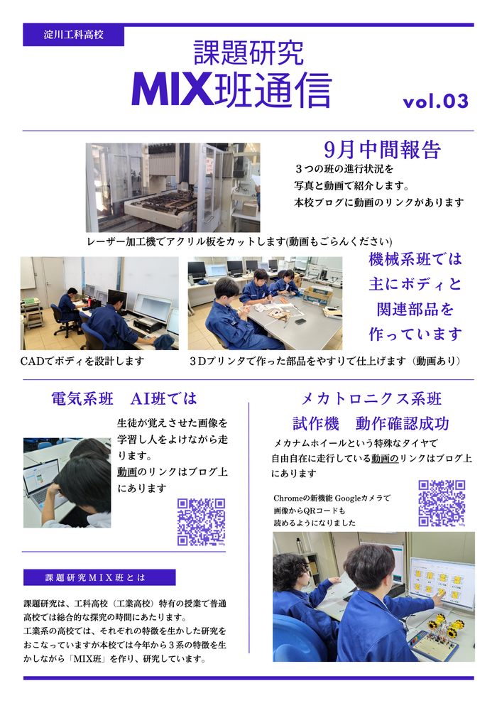 課題研究MIX班通信Vol3