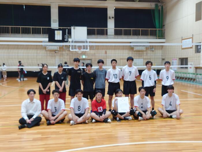 【男子バレーボール部】大阪地区予選東地区Bブロック準優勝