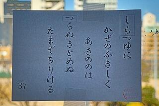 暗記大作戦☆百人一首大会にむけて