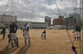 野球部⚾練習中(^^)/