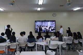 台湾の姉妹校とのオンライン交流が行われました