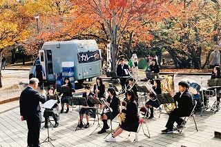 喝采📯吹奏楽部🎵「第２回千里中央公園秋祭り」