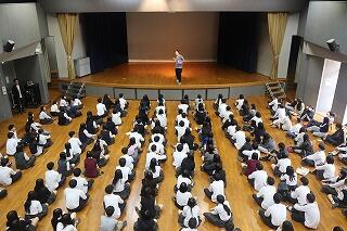 2年修学旅行結団式