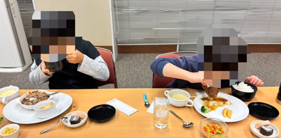 【小学部 宿泊学習１日目③】夕食