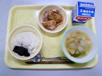 令和2年10月30日(金)の給食